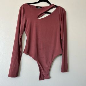 Long sleeve Asymmetric Bodysuit